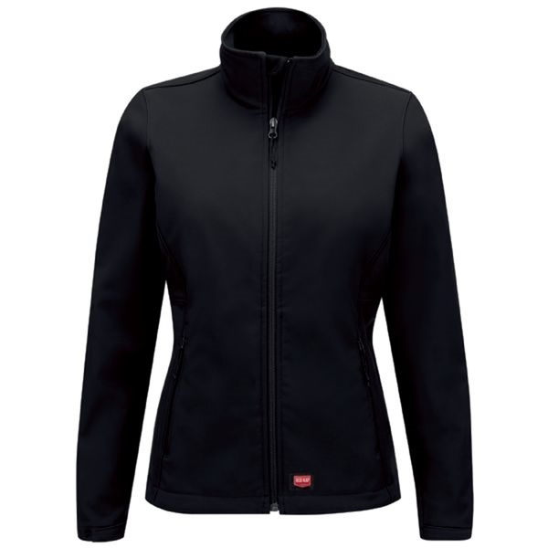 Workwear Outfitters Women's Deluxe Soft Shell Jacket -Black-Large JP67BK-RG-L
